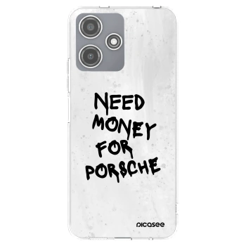 Picasee silikonski prozorni ovitek za Xiaomi Redmi 12 5G - White Dollar
