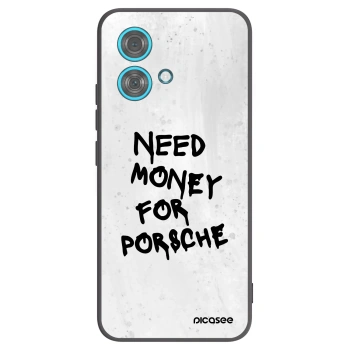 Picasee silikonski črni ovitek za Motorola Edge 40 Neo - White Dollar