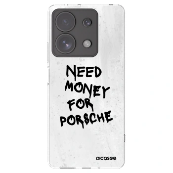 Picasee silikonski prozorni ovitek za Xiaomi Redmi Note 13 Pro 4G - White Dollar