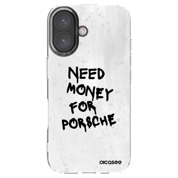 Picasee silikonski prozorni ovitek za Apple iPhone 16 - White Dollar