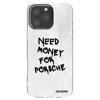 Picasee silikonski prozorni ovitek za Apple iPhone 16 Pro Max - White Dollar