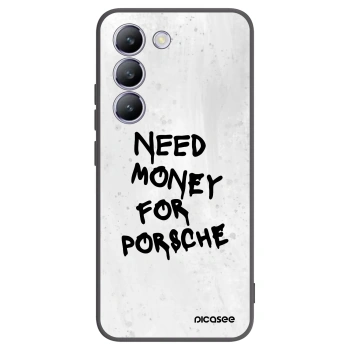 Picasee silikonski črni ovitek za Vivo V40 SE 5G - White Dollar