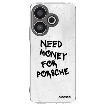 Picasee silikonski prozorni ovitek za Xiaomi Redmi 13 4G - White Dollar
