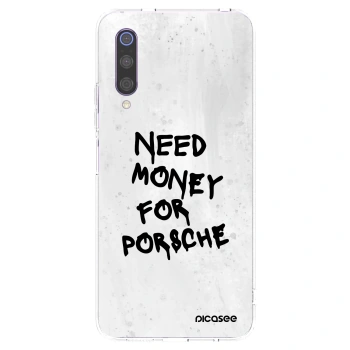 Picasee silikonski prozorni ovitek za Xiaomi Mi 9 - White Dollar