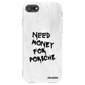Picasee silikonski prozorni ovitek za Apple iPhone 7 - White Dollar