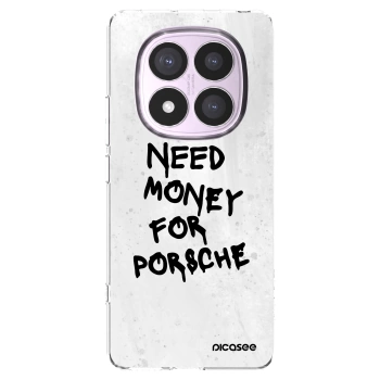 Picasee silikonski prozorni ovitek za Xiaomi Redmi Note 14 Pro 5G - White Dollar