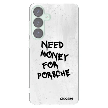 Picasee silikonski prozorni ovitek za Samsung Galaxy S25+ 5G - White Dollar