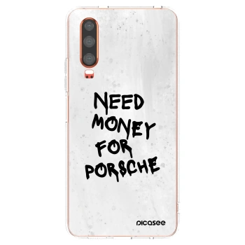 Picasee silikonski prozorni ovitek za Huawei P30 - White Dollar