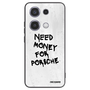 Picasee silikonski črni ovitek za Xiaomi Redmi Note 14S - White Dollar