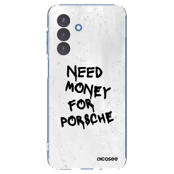 Picasee silikonski prozorni ovitek za Samsung Galaxy A17 5G - White Dollar