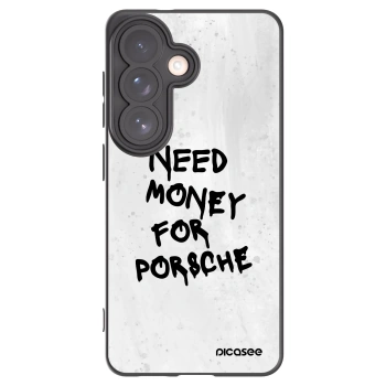 Picasee silikonski črni ovitek za Samsung Galaxy S26 - White Dollar