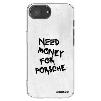 Picasee silikonski prozorni ovitek za Apple iPhone 17e - White Dollar