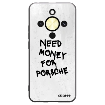Picasee silikonski črni ovitek za Honor Magic8 Lite 5G - White Dollar