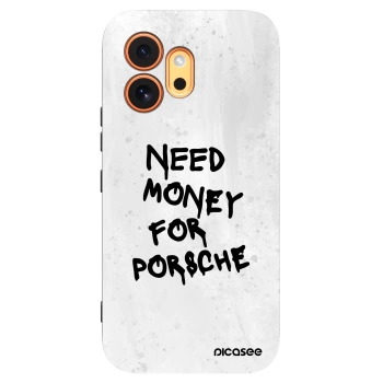 Picasee silikonski črni ovitek za Honor 600 - White Dollar