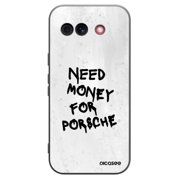 Picasee silikonski črni ovitek za Google Pixel 10a - White Dollar