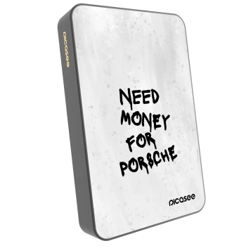 Picasee Prenosna baterija z MagSafe 10 000 mAh Siva - White Dollar