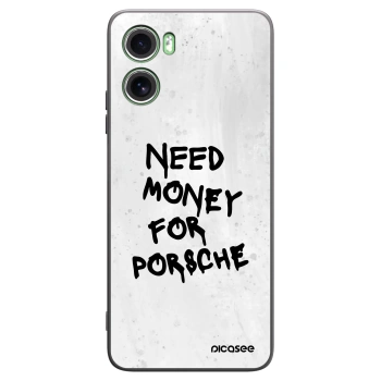 Picasee silikonski črni ovitek za Motorola Moto G06 - White Dollar