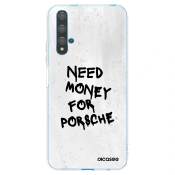 Picasee silikonski prozorni ovitek za Huawei Nova 5T - White Dollar