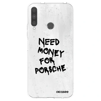 Picasee silikonski prozorni ovitek za Huawei P40 Lite E - White Dollar
