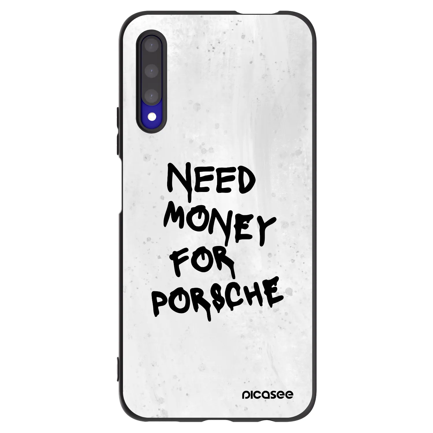 Picasee silikonski črni ovitek za Honor 9X Pro - White Dollar