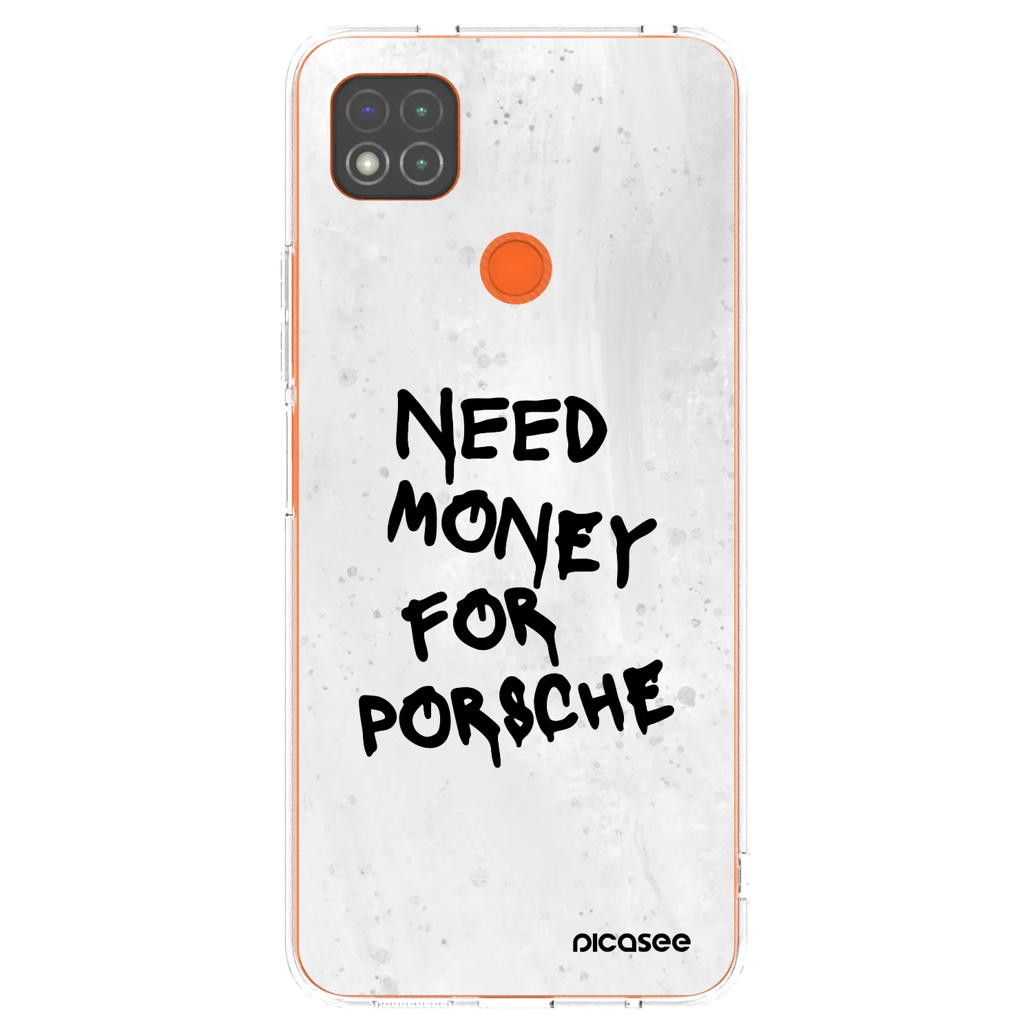 Picasee silikonski prozorni ovitek za Xiaomi Redmi 9C - White Dollar