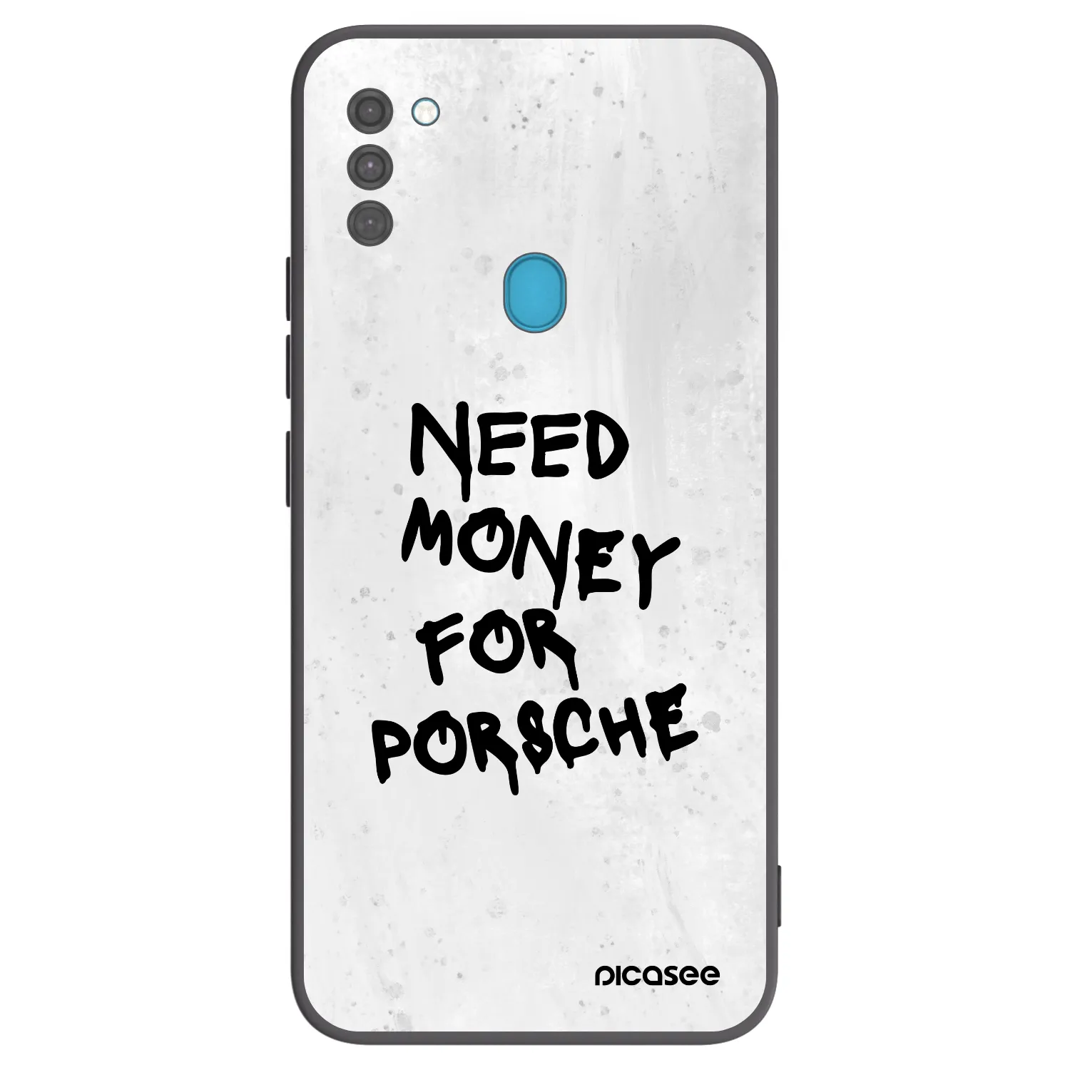 Picasee silikonski črni ovitek za Samsung Galaxy M11 - White Dollar