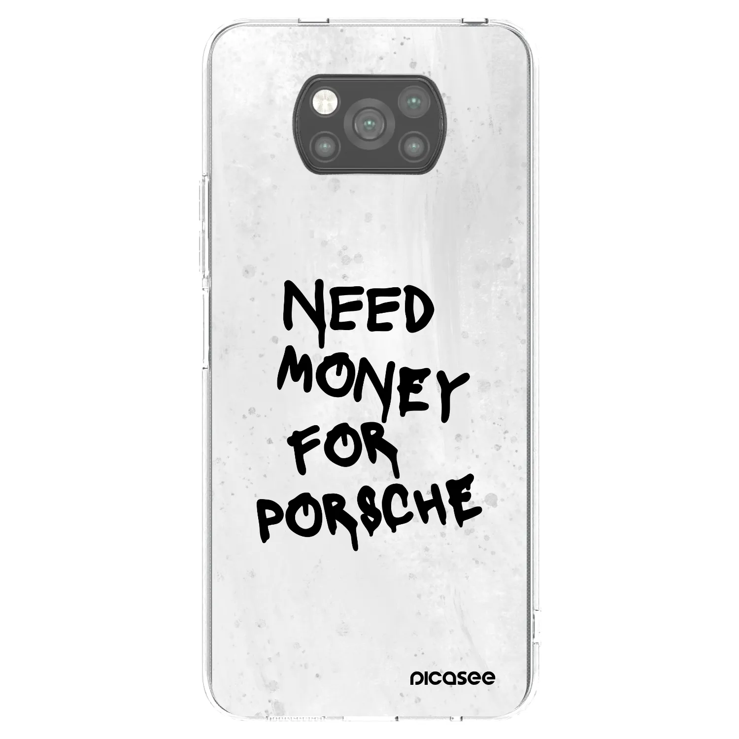 Picasee silikonski črni ovitek za Xiaomi Poco X3 Pro - White Dollar