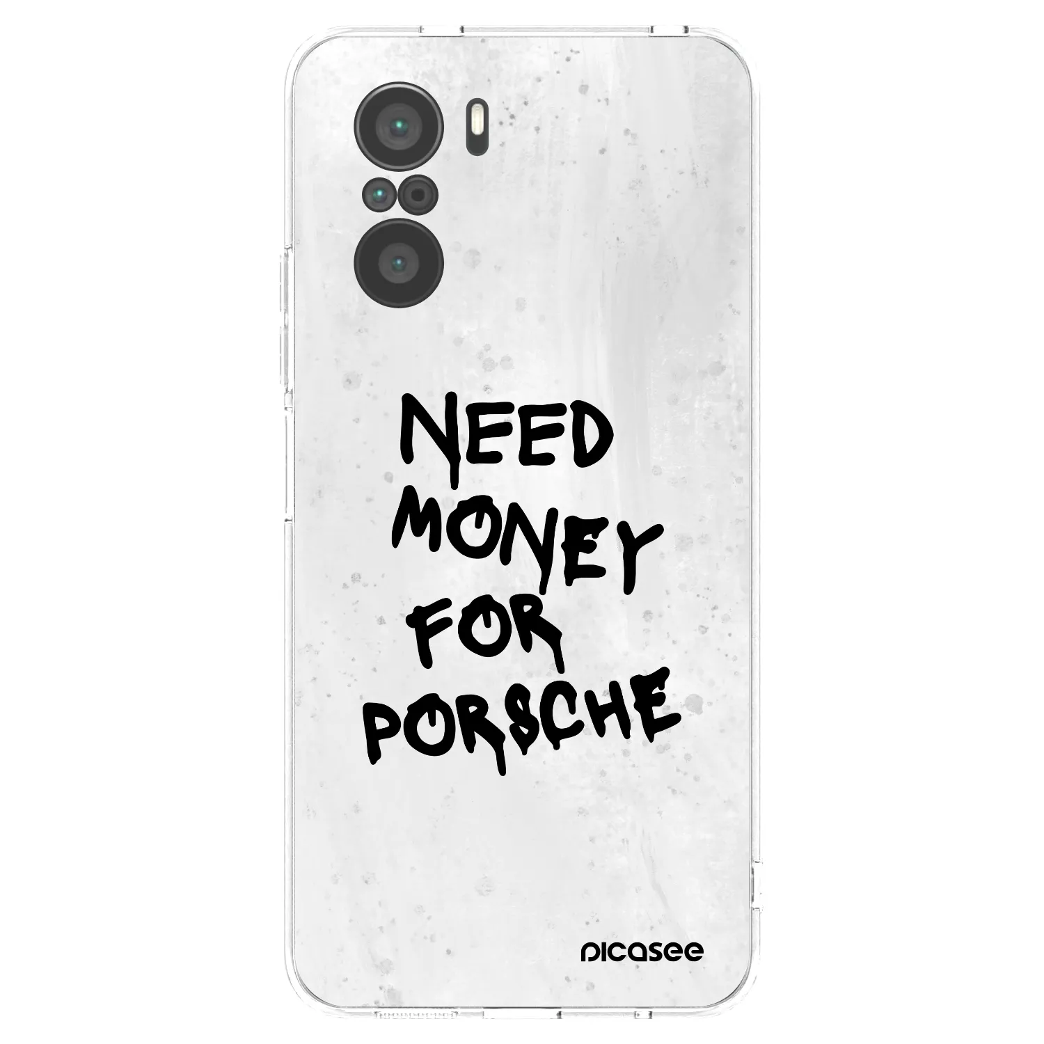 Picasee silikonski prozorni ovitek za Xiaomi Poco F3 - White Dollar