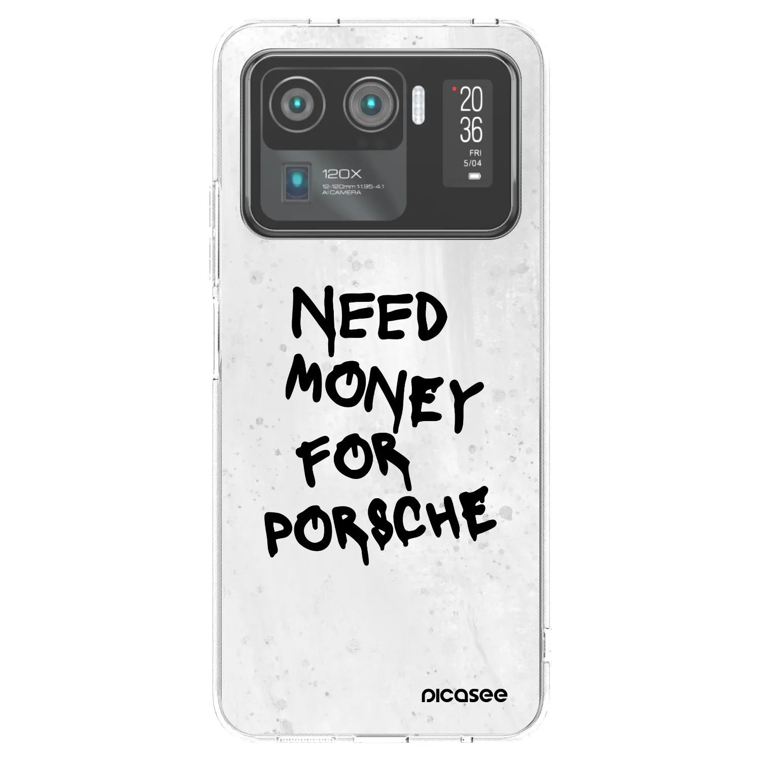 Picasee silikonski prozorni ovitek za Xiaomi Mi 11 Ultra - White Dollar