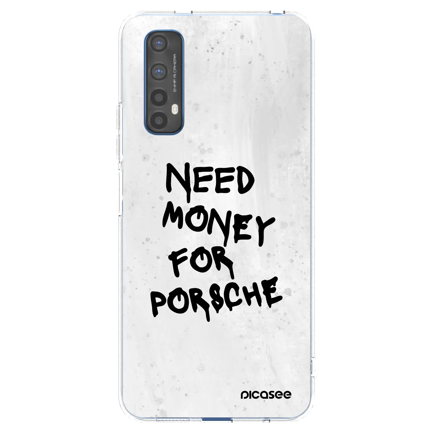 Picasee silikonski prozorni ovitek za Realme 7 - White Dollar