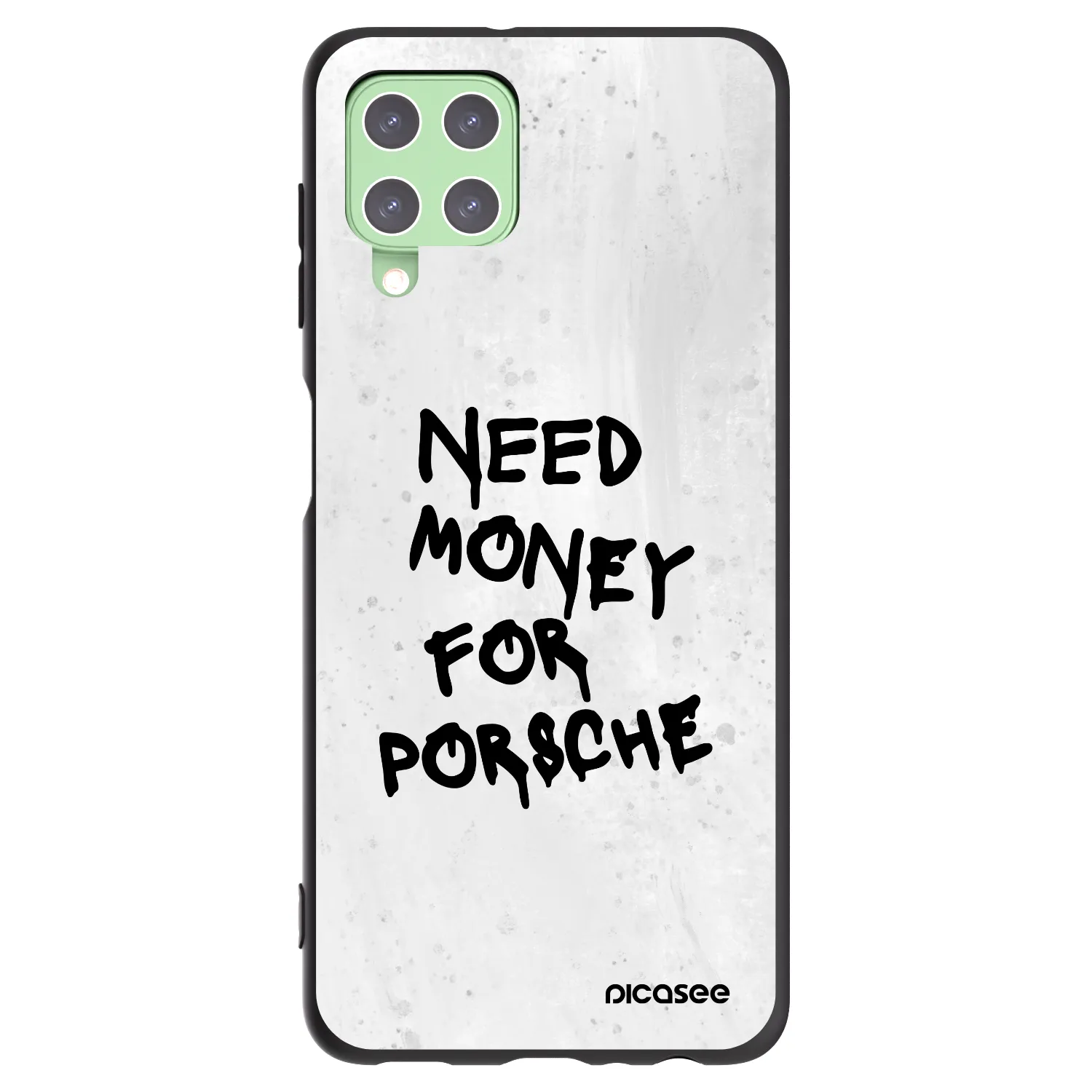 Picasee silikonski črni ovitek za Samsung Galaxy A22 A225F 4G - White Dollar