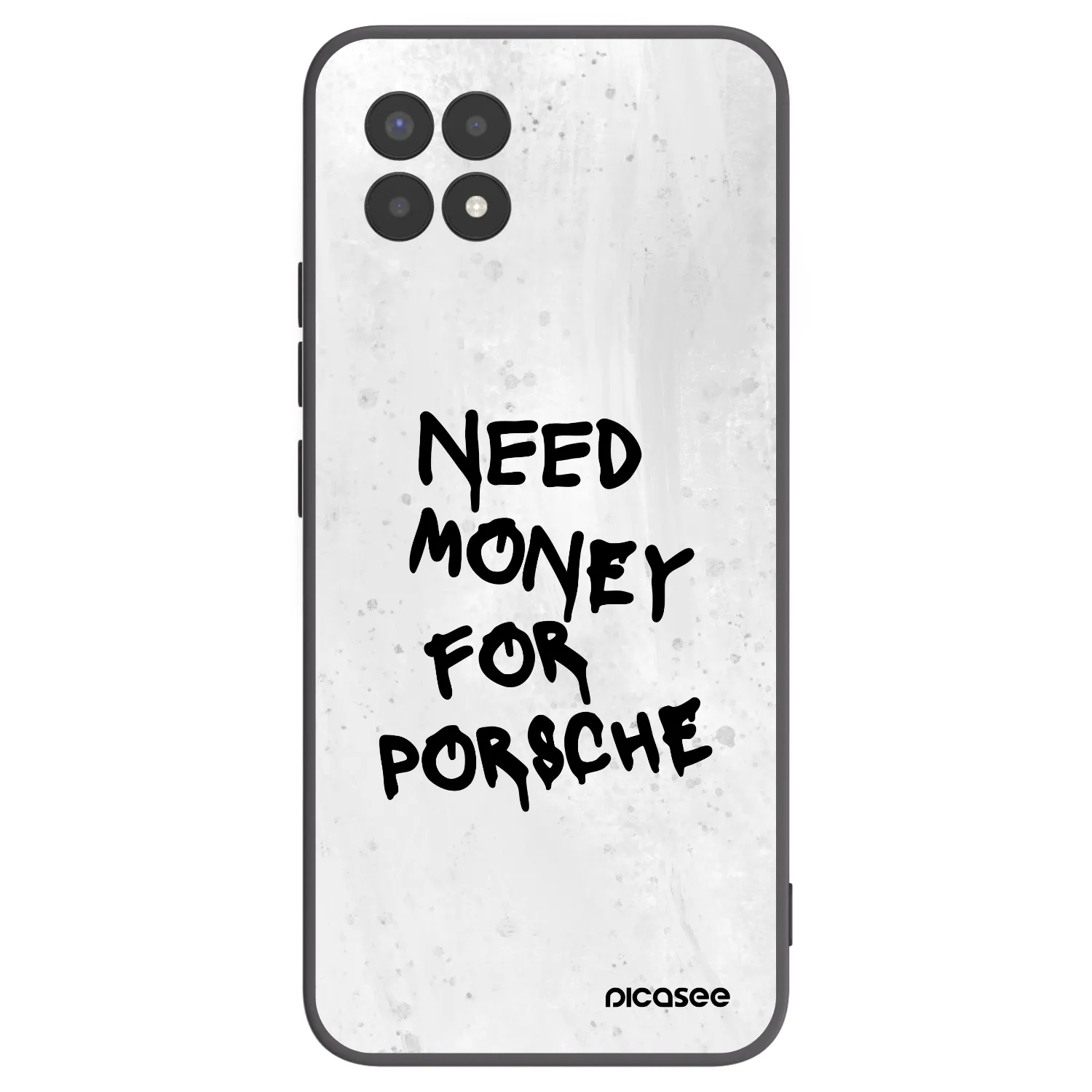 Picasee silikonski črni ovitek za Realme 8i - White Dollar