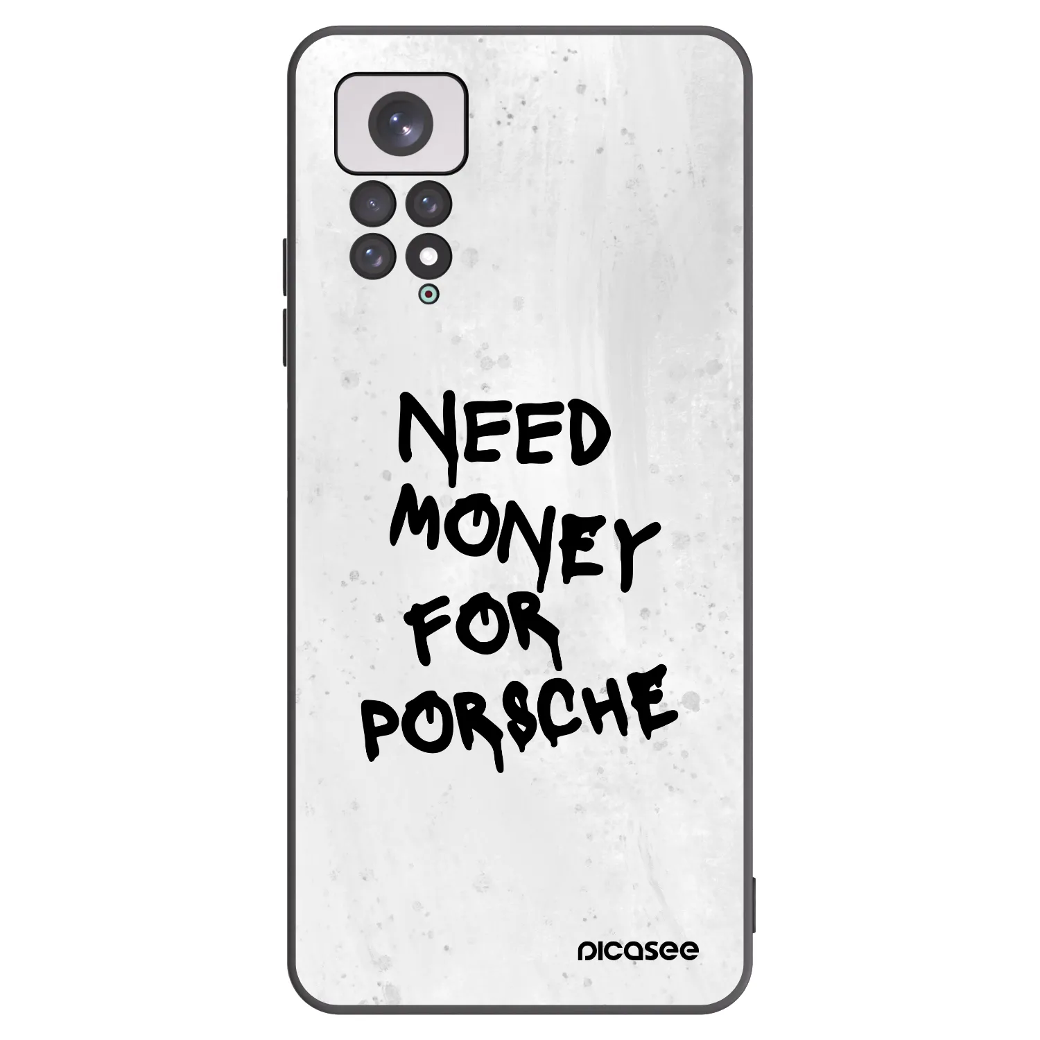 Picasee silikonski črni ovitek za Xiaomi Redmi Note 11 - White Dollar