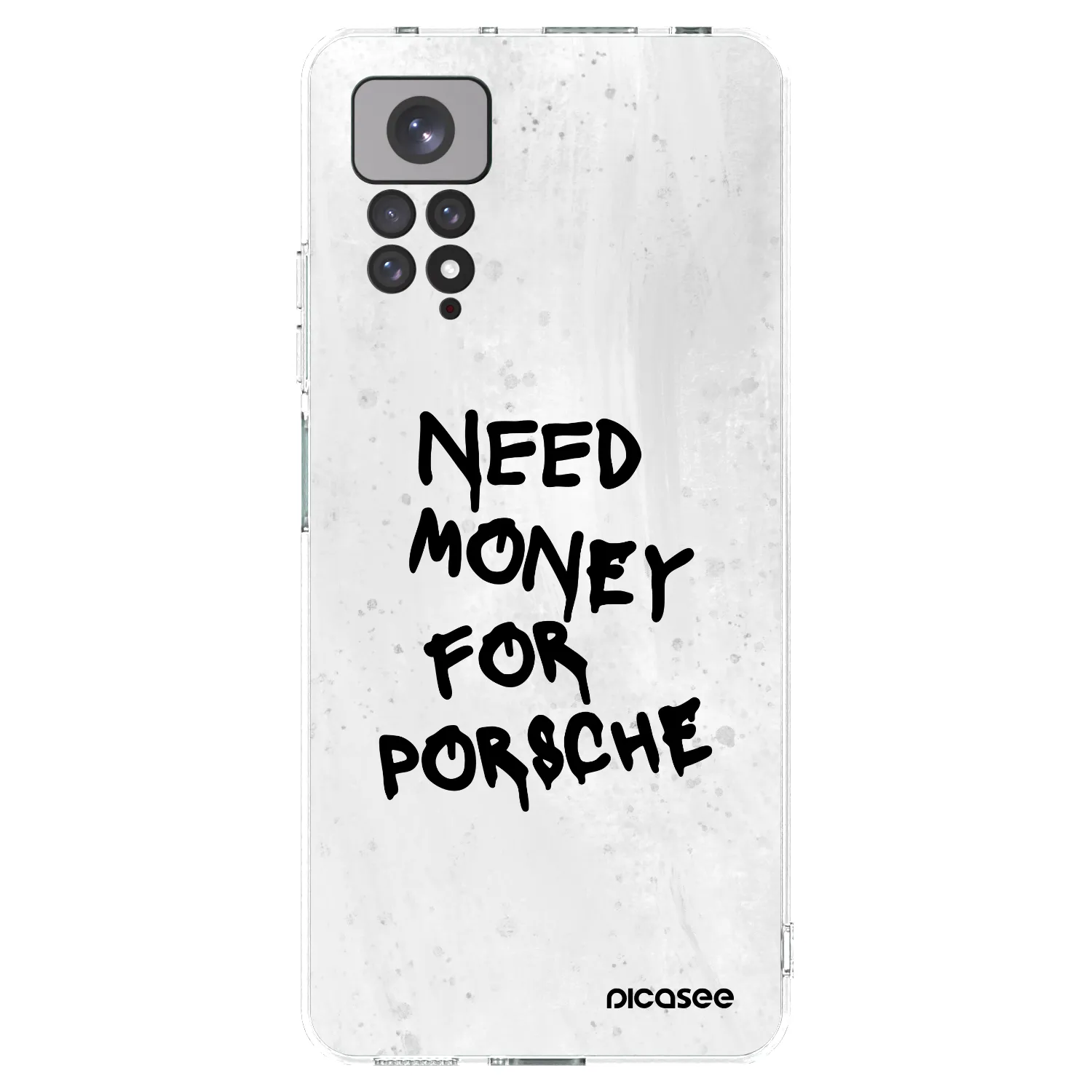 Picasee silikonski prozorni ovitek za Xiaomi Redmi Note 11 - White Dollar