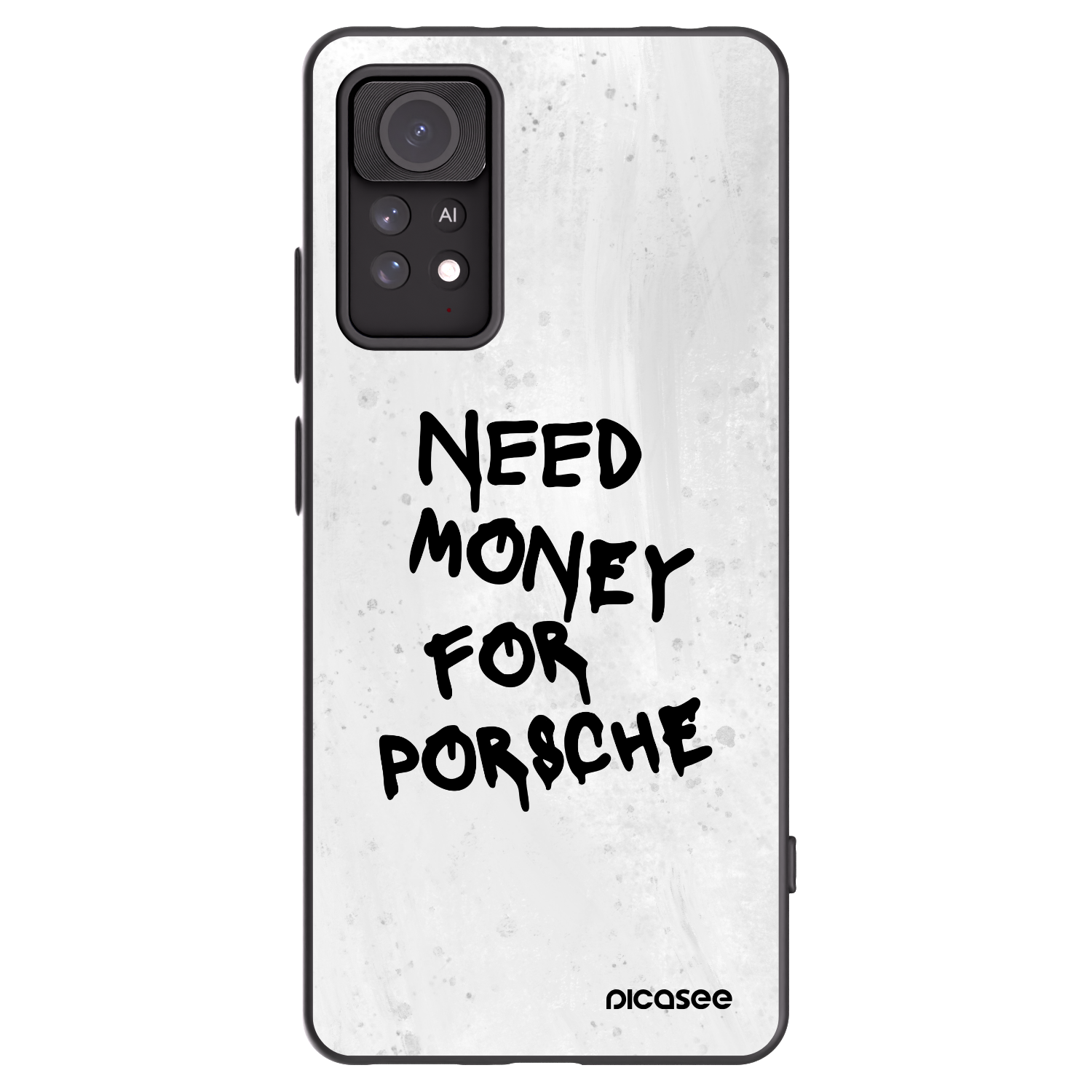 Picasee silikonski črni ovitek za Xiaomi Redmi Note 11 Pro 5G - White Dollar