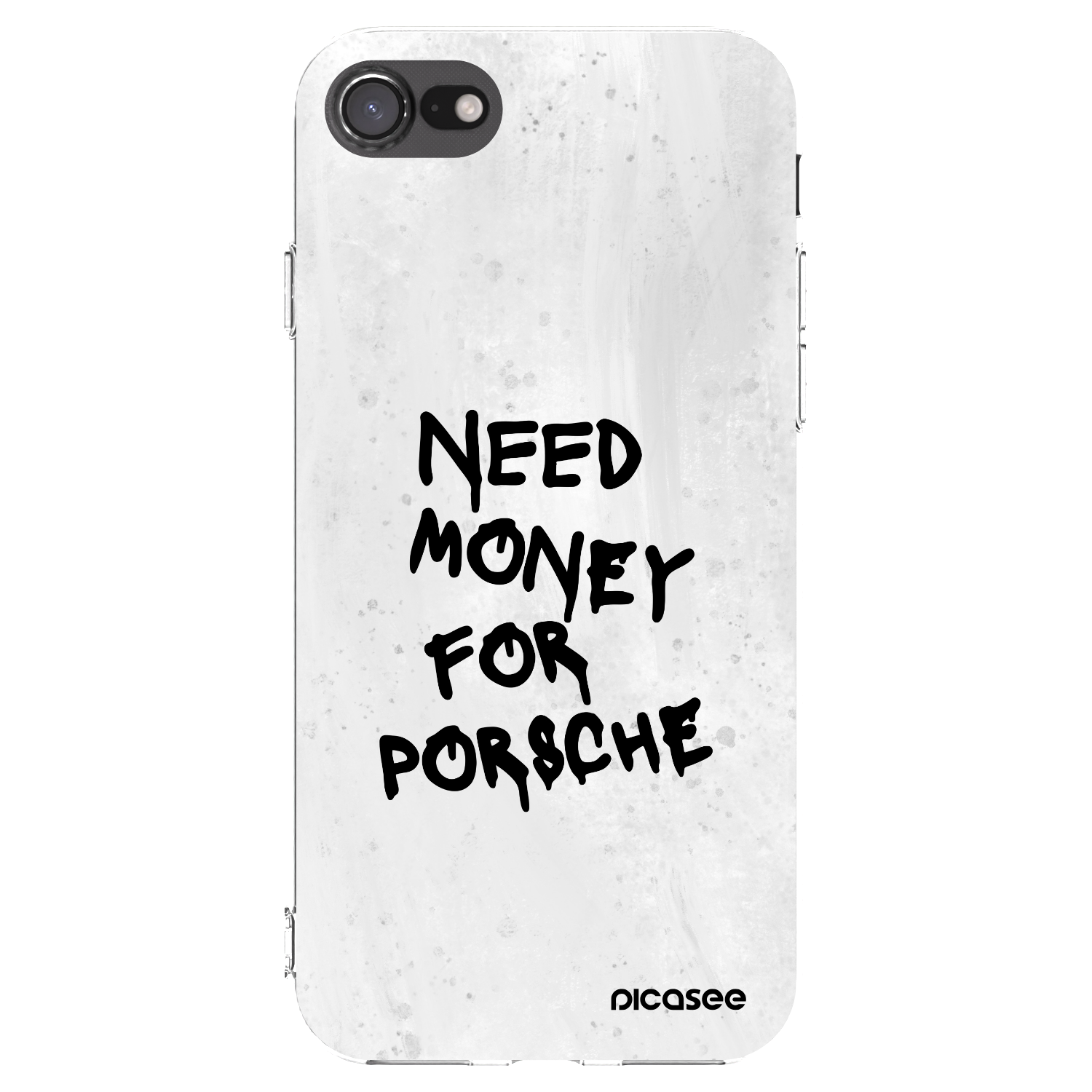 Picasee silikonski prozorni ovitek za Apple iPhone SE 2022 - White Dollar