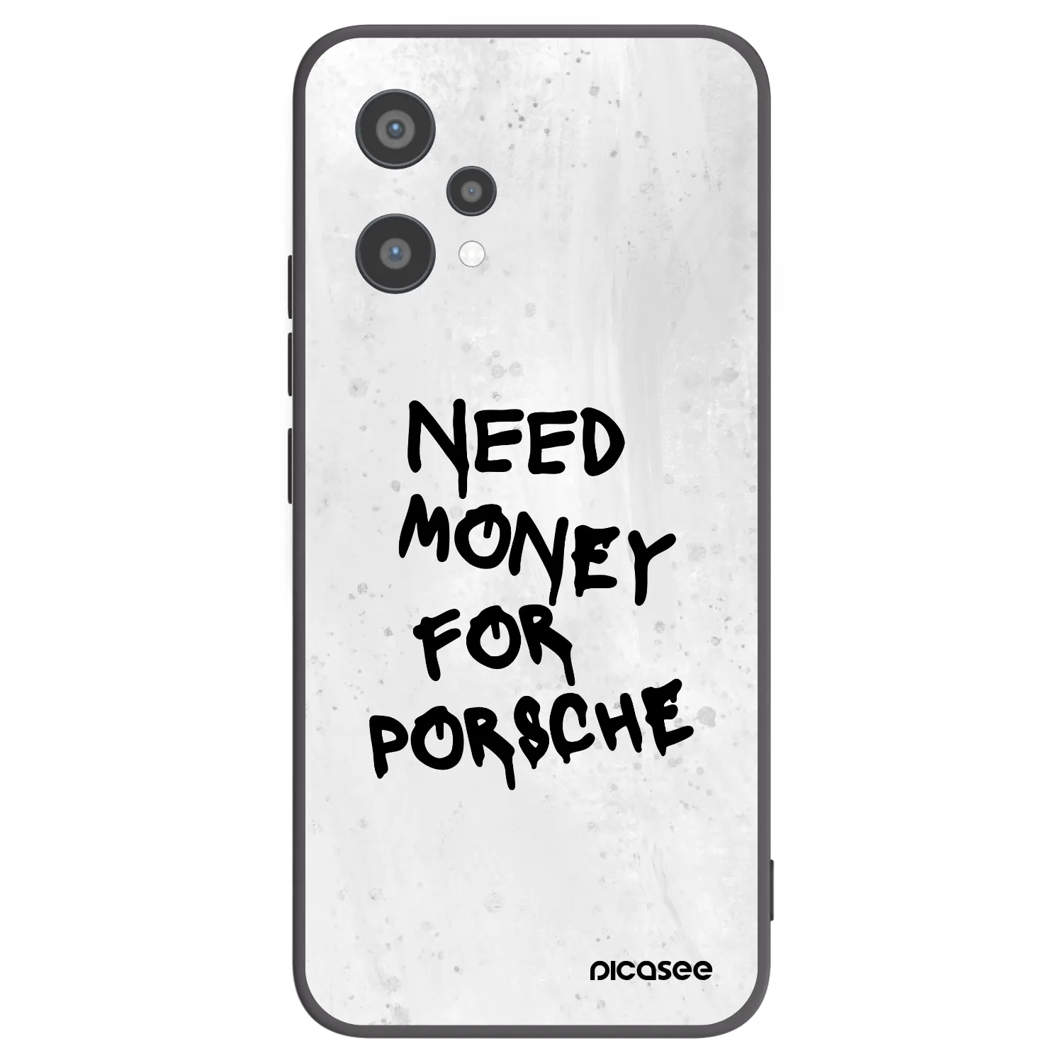 Picasee silikonski črni ovitek za Realme 9 Pro 5G - White Dollar