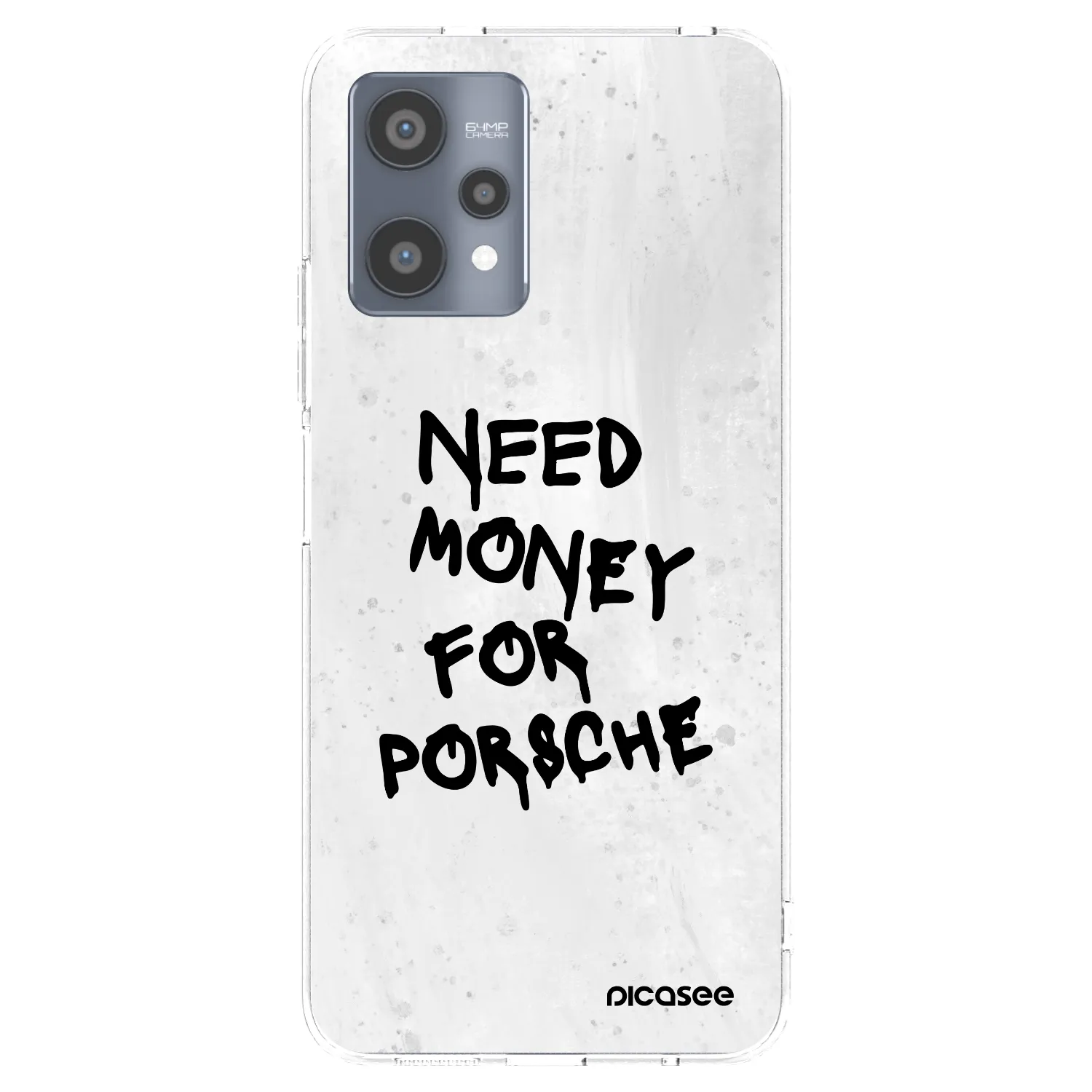 Picasee silikonski prozorni ovitek za Realme 9 Pro 5G - White Dollar