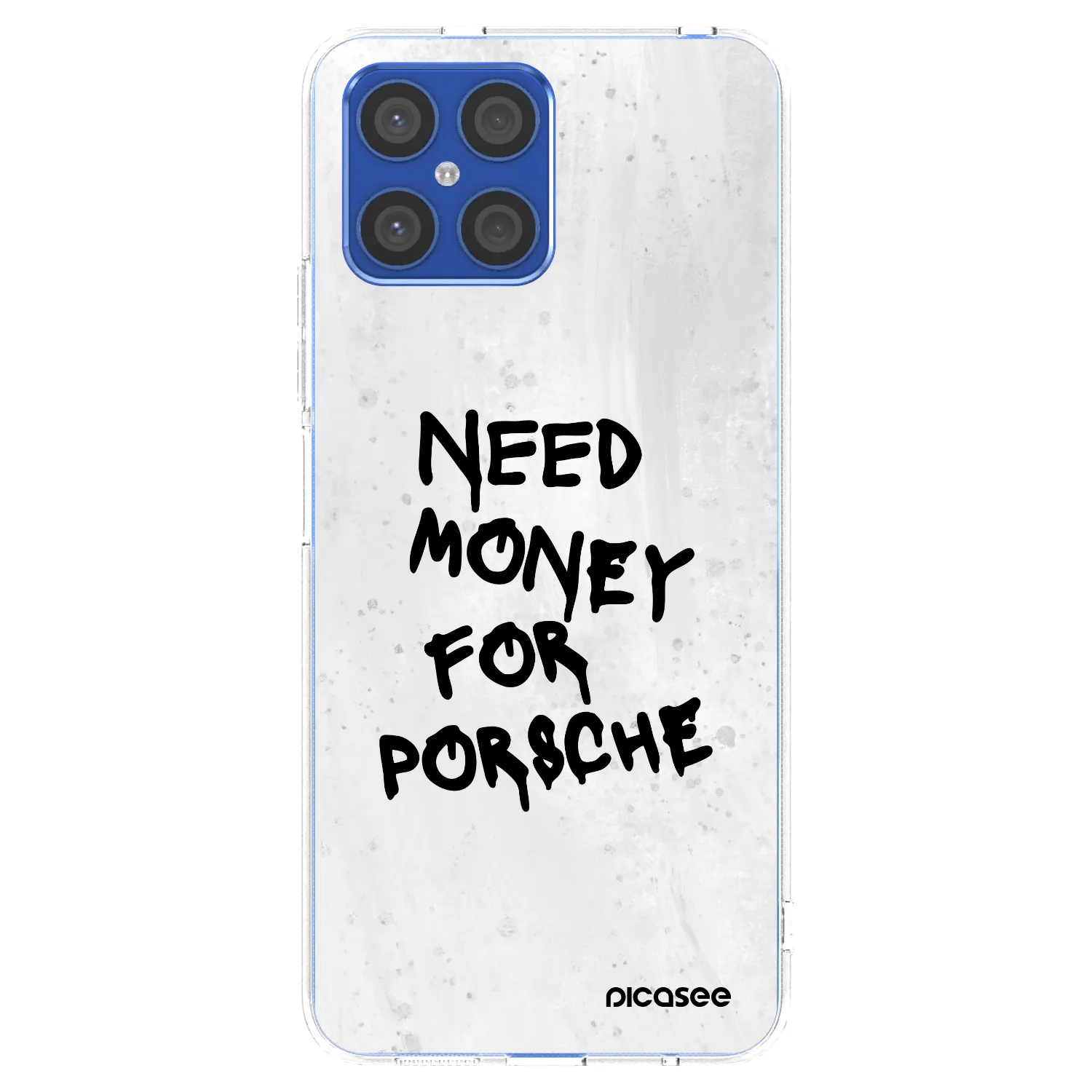 Picasee silikonski prozorni ovitek za Honor X8 4G - White Dollar