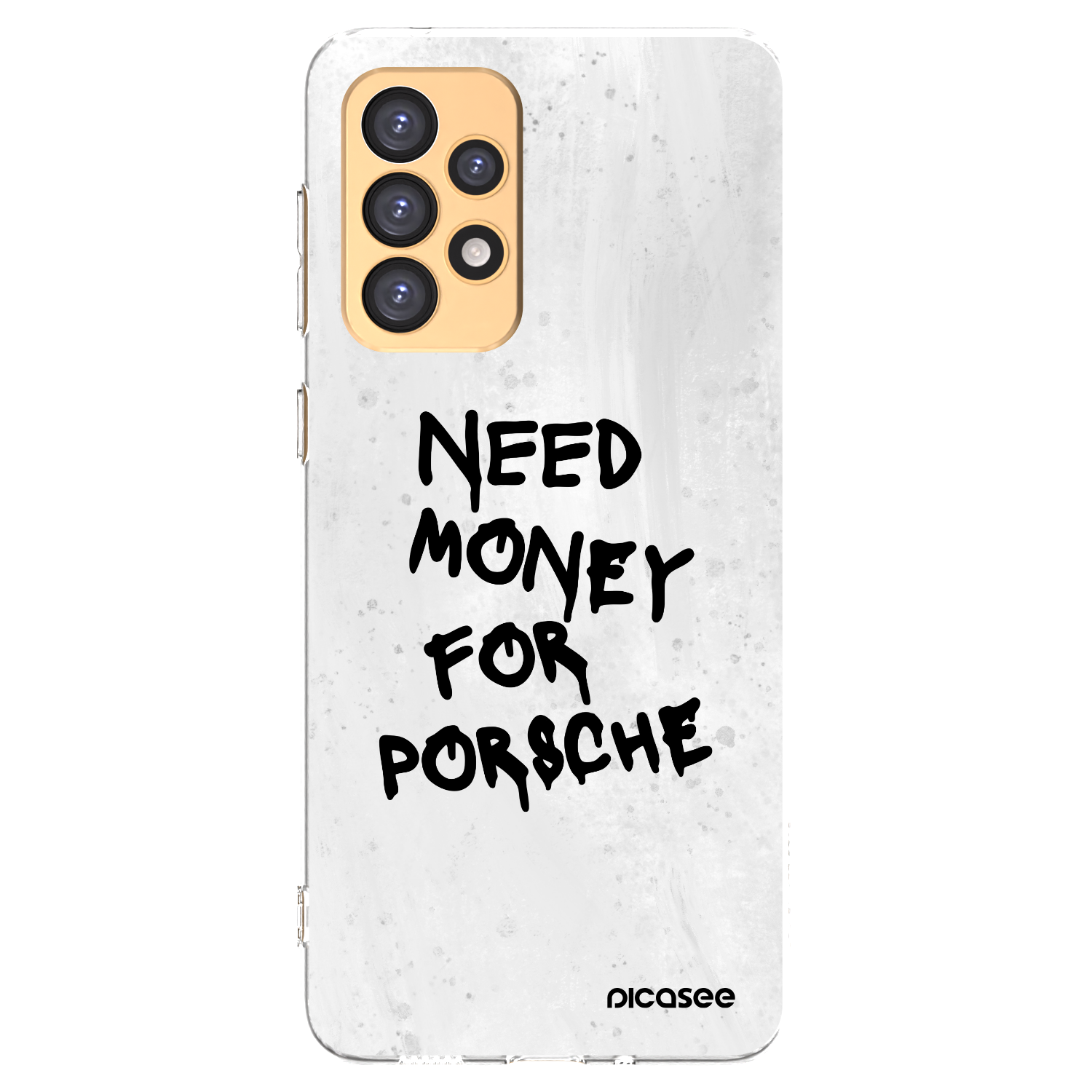 Picasee silikonski prozorni ovitek za Samsung Galaxy A33 5G A336 - White Dollar