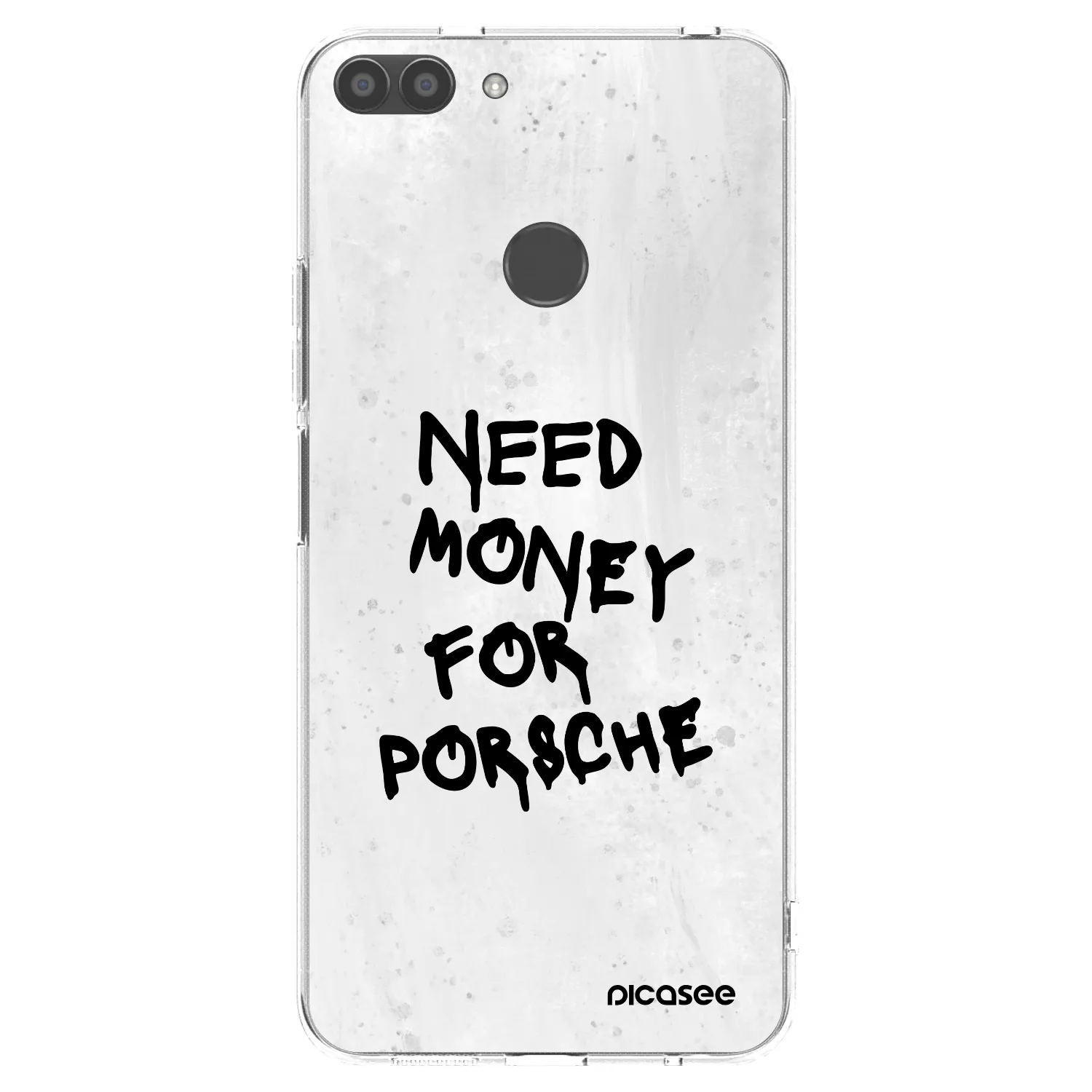 Picasee silikonski prozorni ovitek za Huawei P Smart - White Dollar