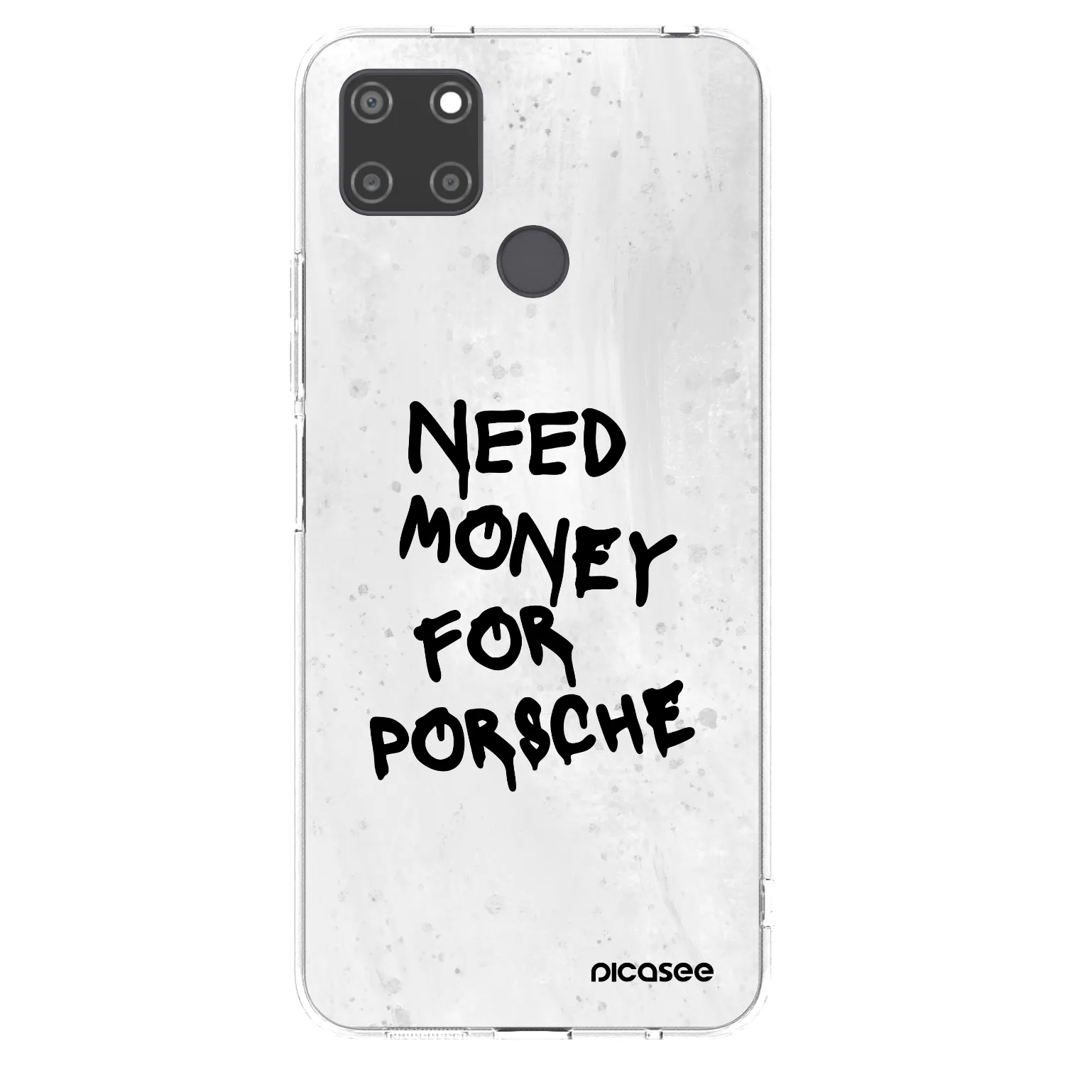 Picasee silikonski prozorni ovitek za Realme C21Y - White Dollar