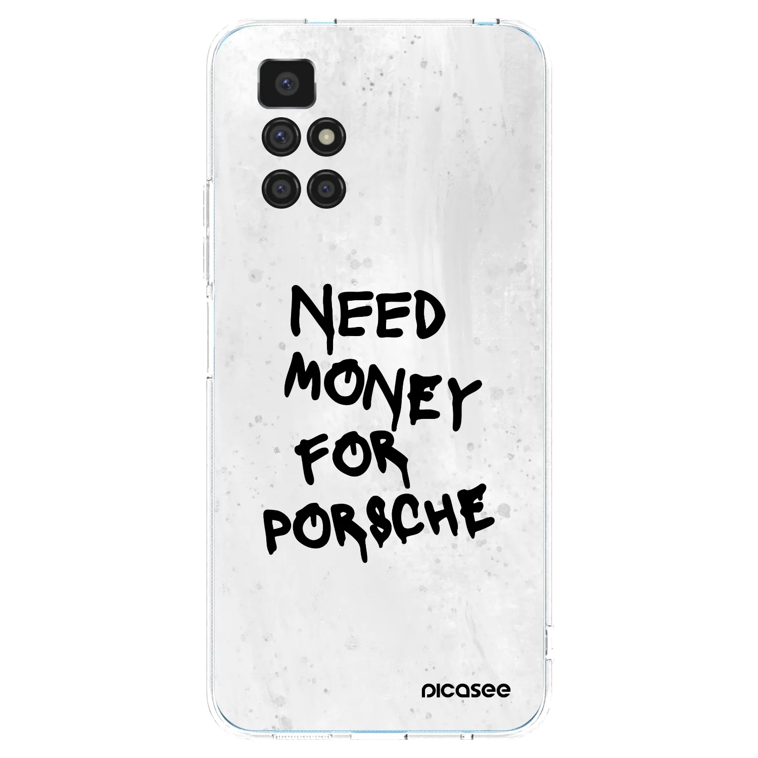 Picasee silikonski prozorni ovitek za Xiaomi Redmi 10 (2022) - White Dollar