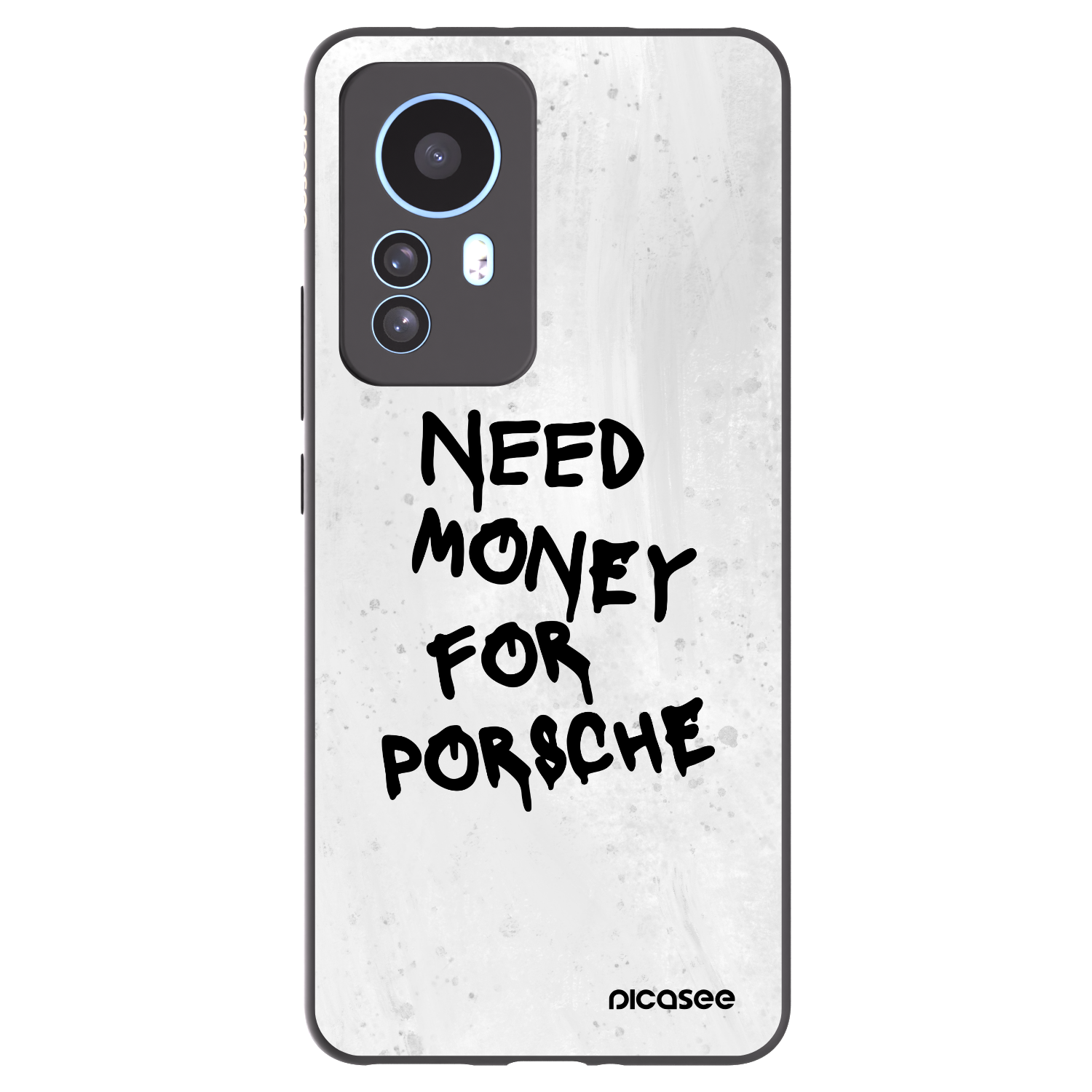 Picasee silikonski črni ovitek za Xiaomi 12T Pro - White Dollar