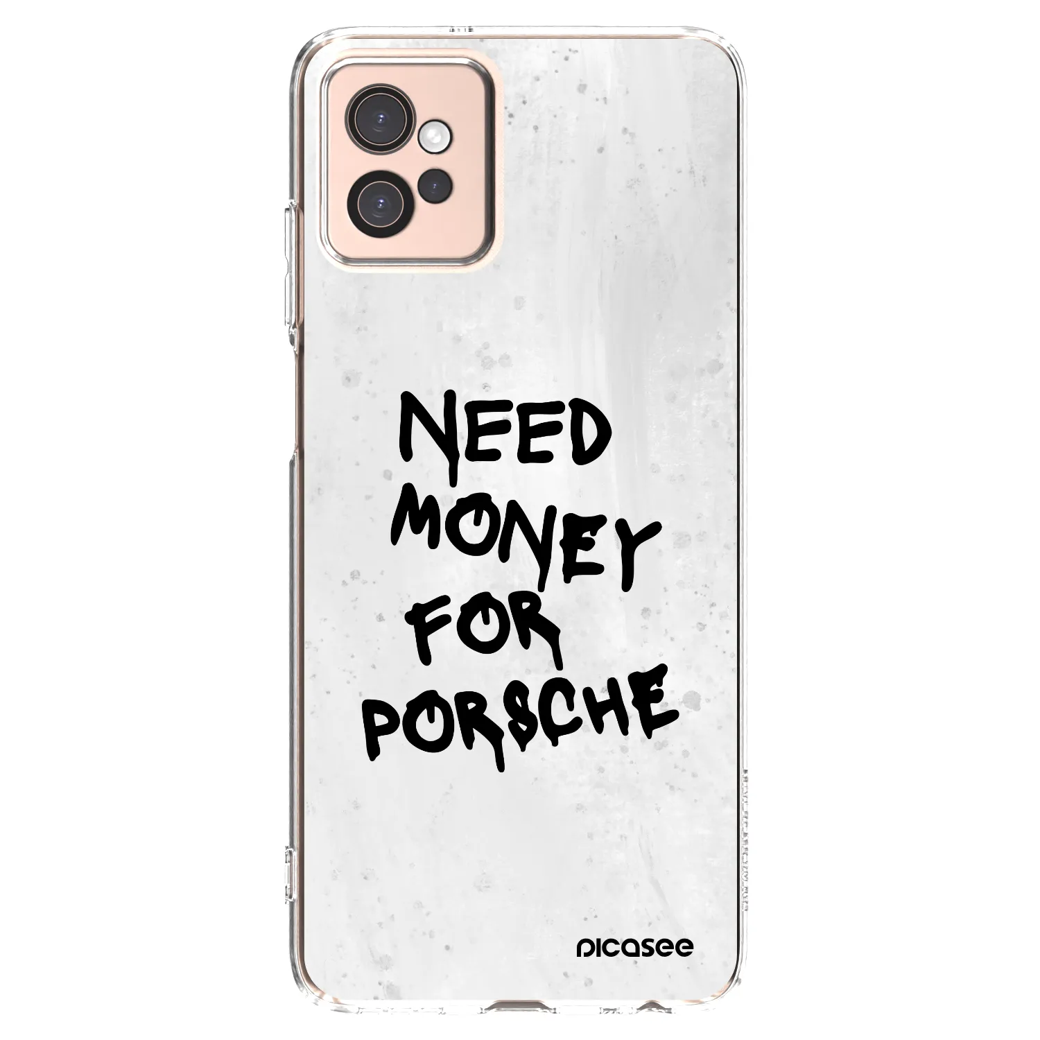 Picasee silikonski prozorni ovitek za Motorola Moto G32 - White Dollar