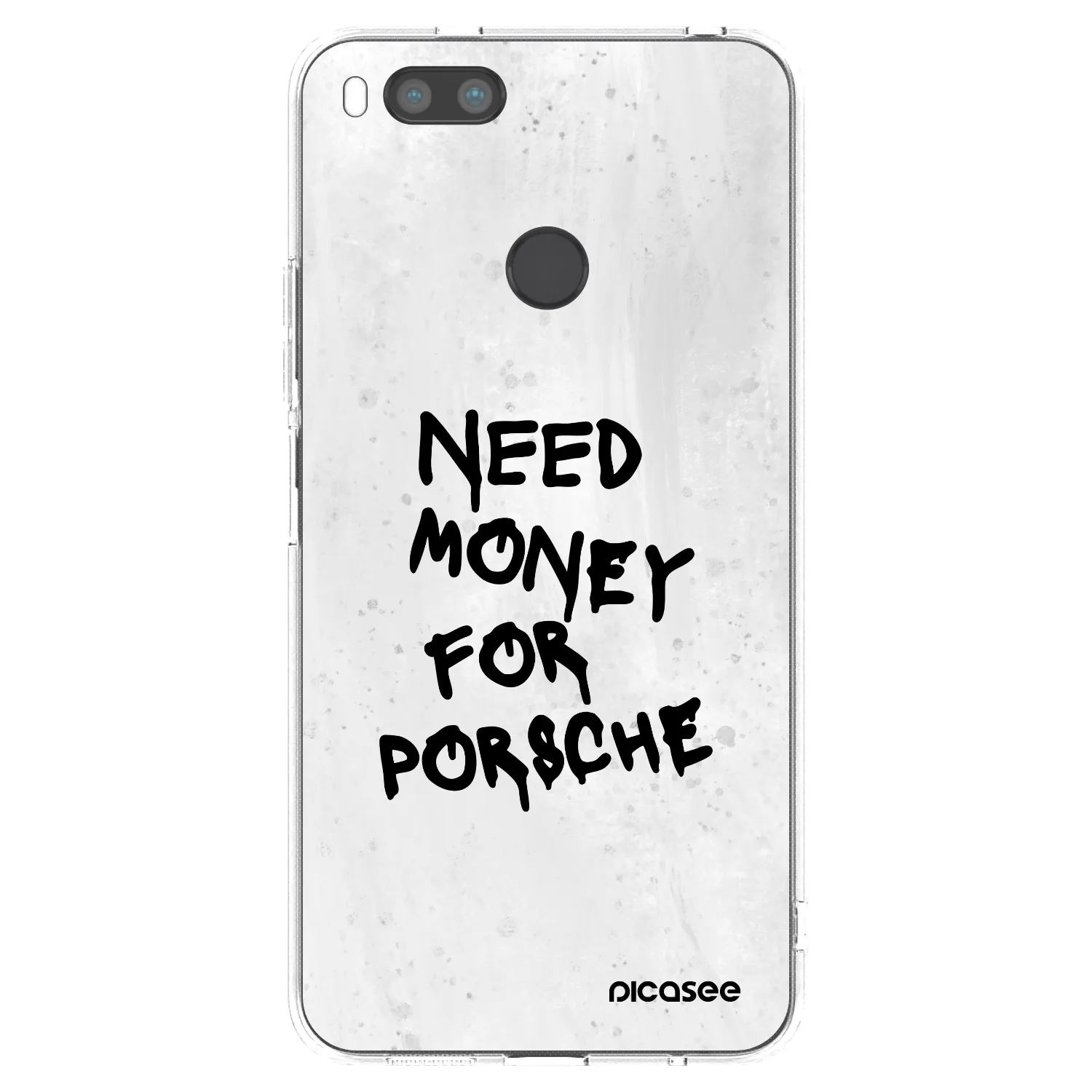 Picasee silikonski prozorni ovitek za Xiaomi Redmi A1 - White Dollar