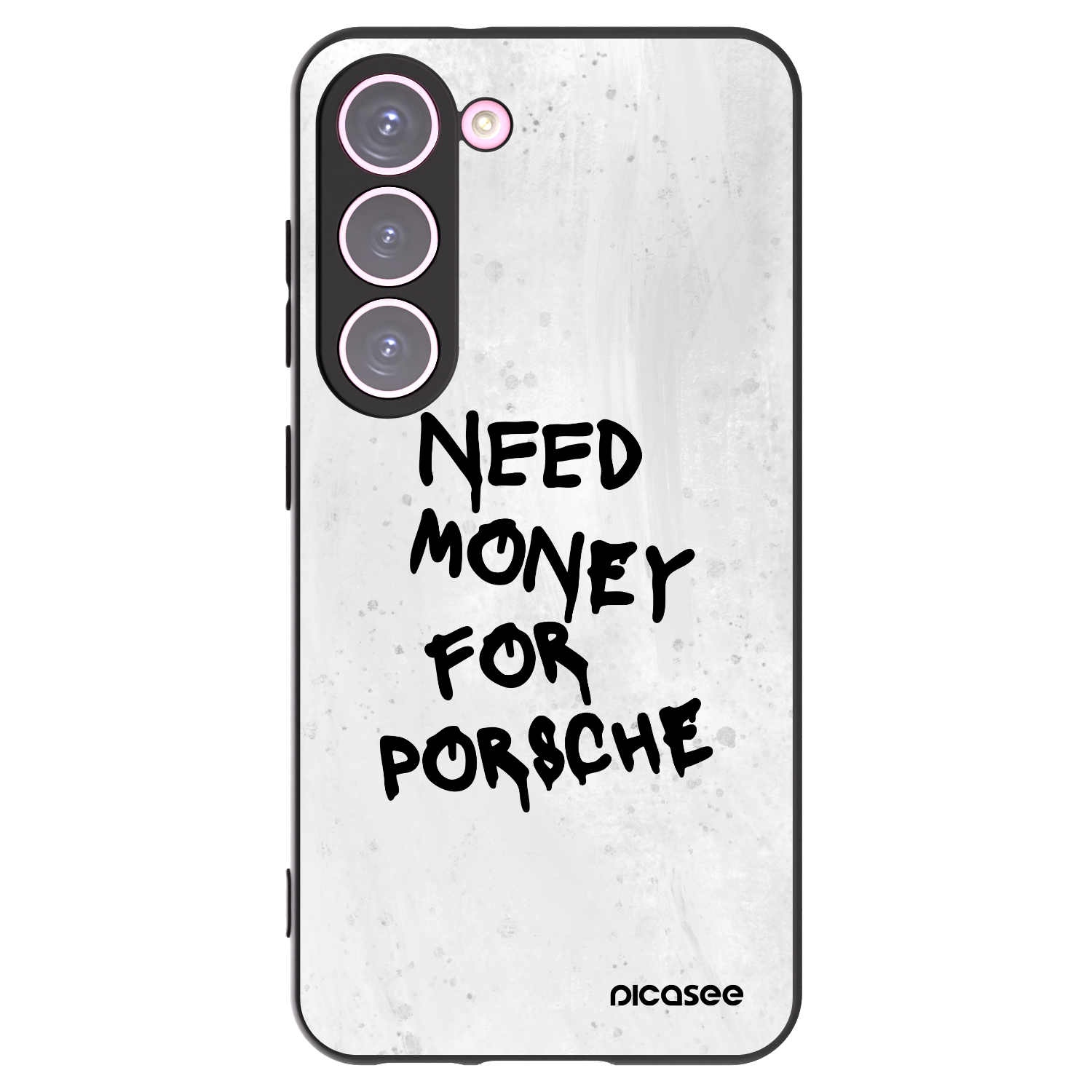 Picasee silikonski črni ovitek za Samsung Galaxy S23 5G - White Dollar