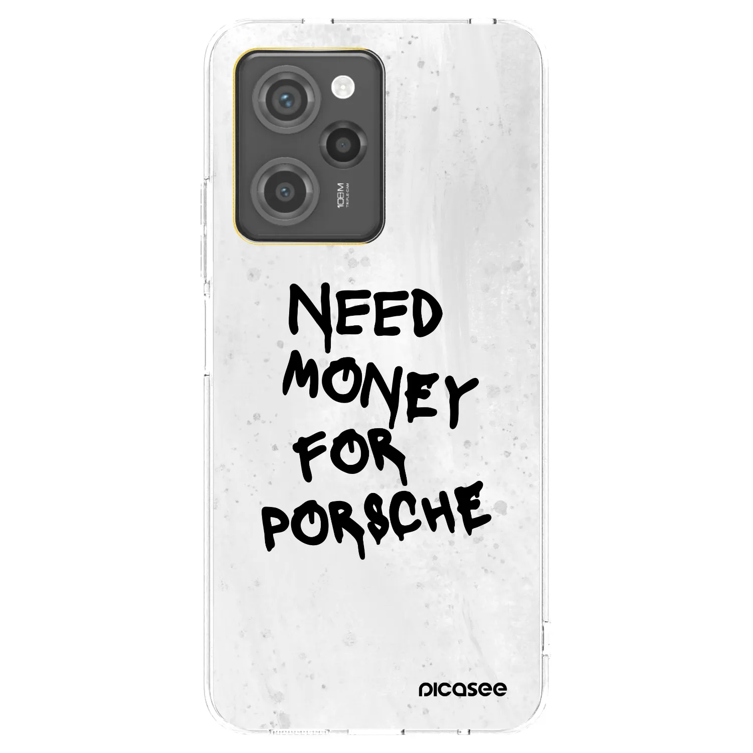 Picasee silikonski prozorni ovitek za Xiaomi Poco X5 Pro - White Dollar