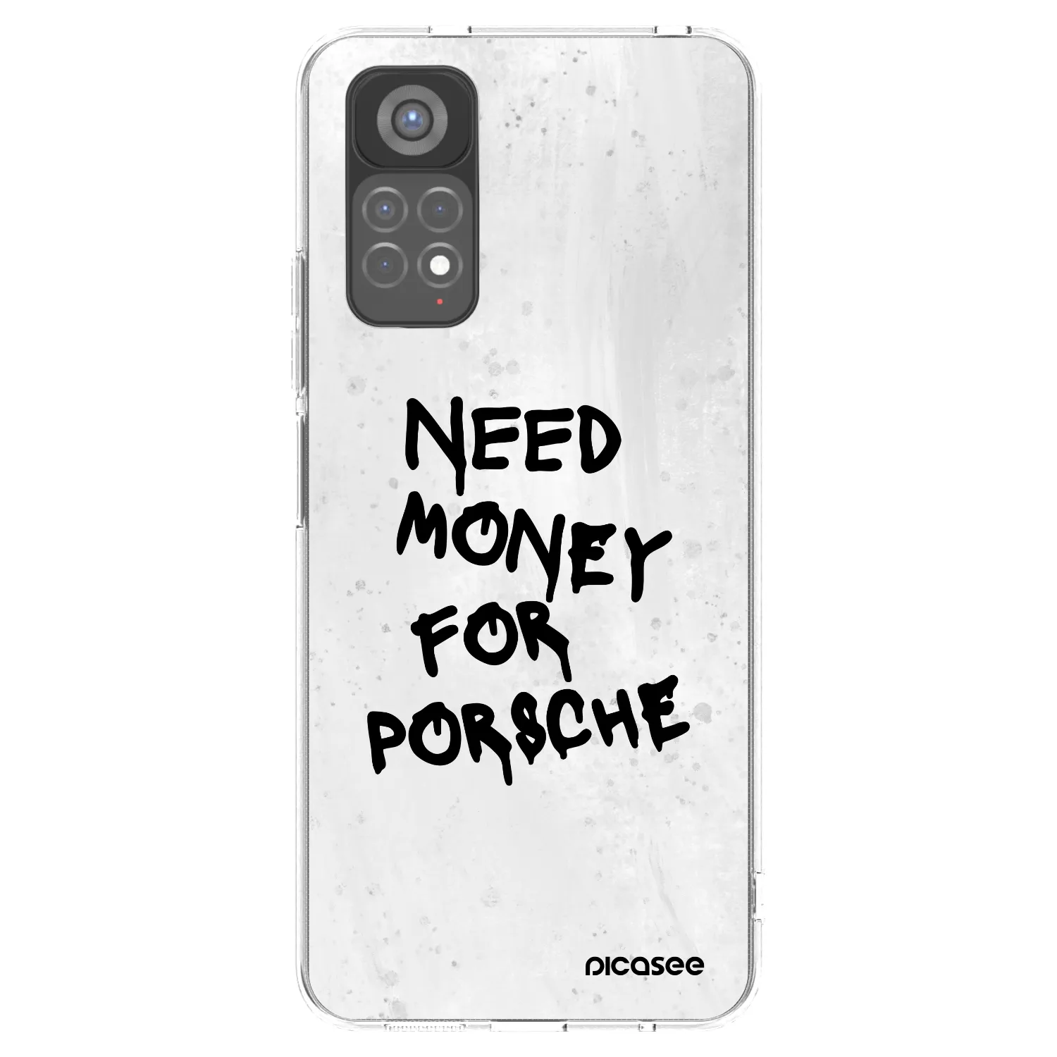 Picasee silikonski prozorni ovitek za Xiaomi Redmi Note 11S 5G - White Dollar