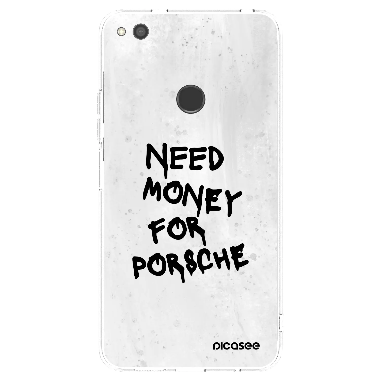 Picasee silikonski prozorni ovitek za Huawei P9 Lite 2017 - White Dollar